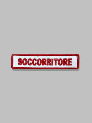 Patch ricamata "soccorritore"