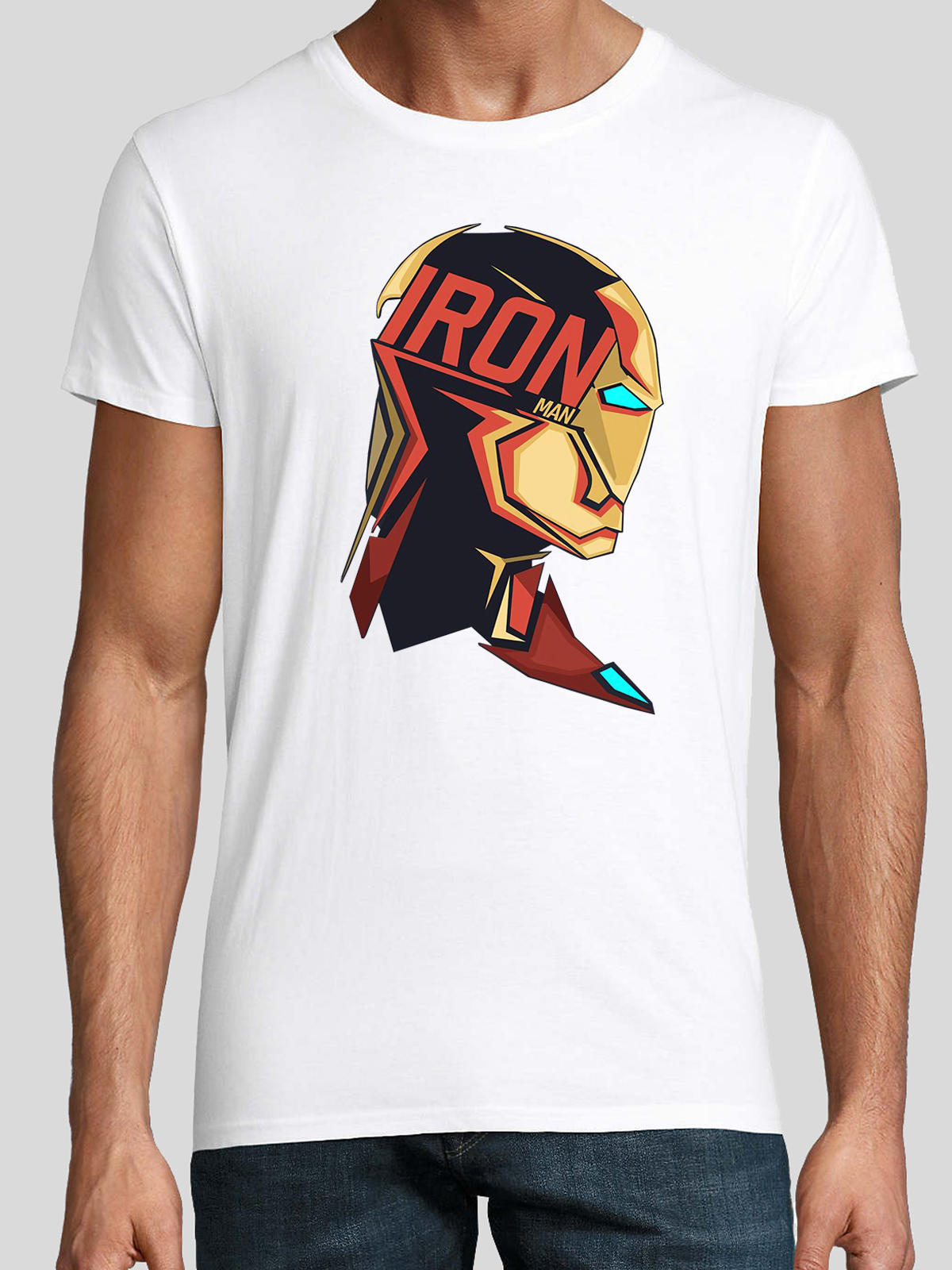 T-shirt "Iron Man profilo"