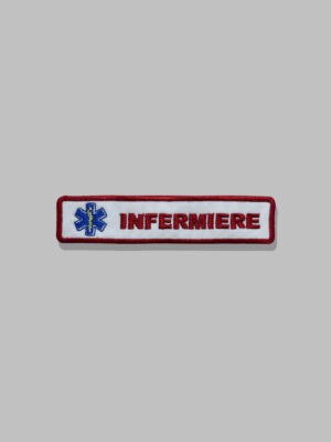 Patch ricamata "infermiere con croce"