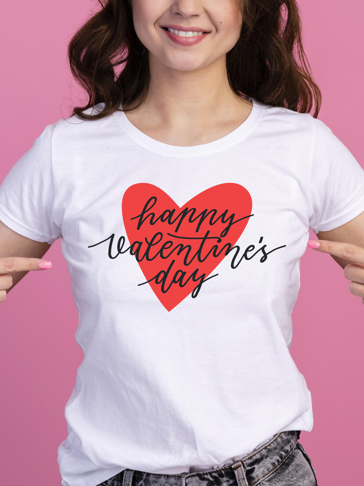 T-shirt "Happy Valentine's day"