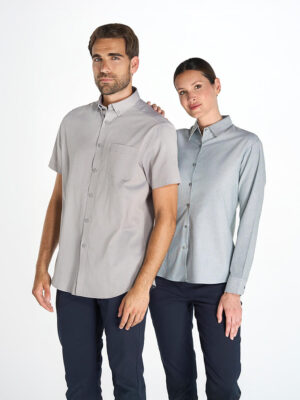 Camicia Uomo Manica Corta Oxford