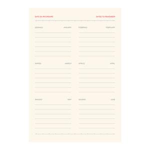 Blocco Mobile Agenda Portafoglio PB140PER