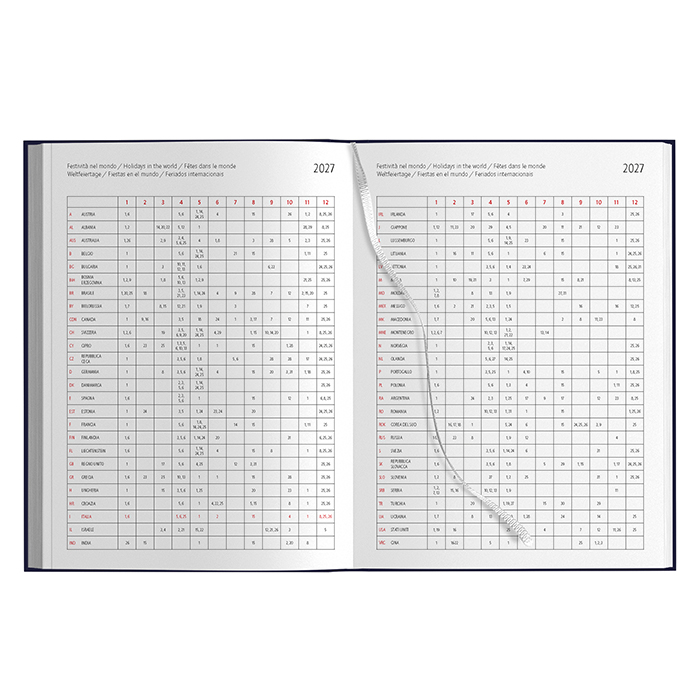 Blocco Fisso Agenda Giornaliera PB530