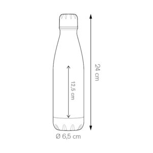 Borracce Alum Bottle 600